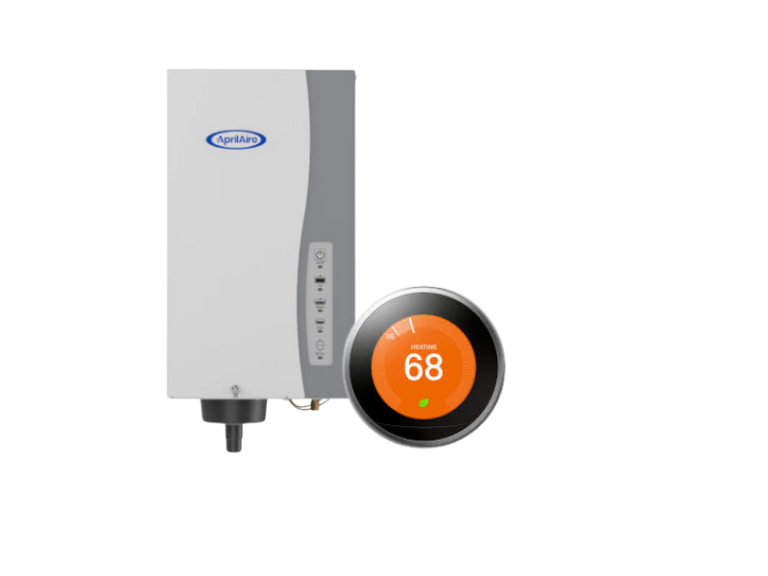 AprilAire 800 whole house humidifier with Nest thermostat